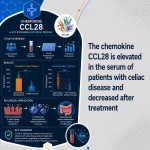 The chemokine CCL28 is elevated in the serum of patients with celiac disease and decreased after treatment