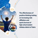 The effectiveness of positive thinking training on increasing club affiliation and sports burnout of high school student Athletes district of Tabriz